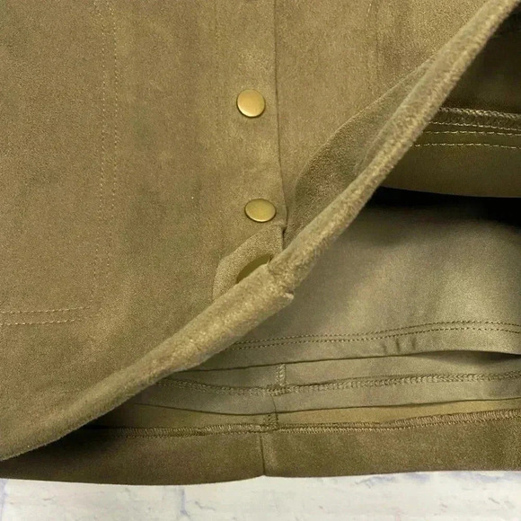 HYFVE FAUX SUEDE SKIRT Short mini skirt - Picture 3 of 8